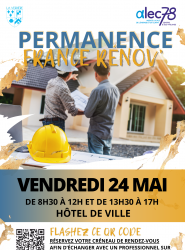 Permanence FRANCE RENOV' Mairie 24 mai