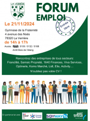  Forum Emploi à La Verrière 