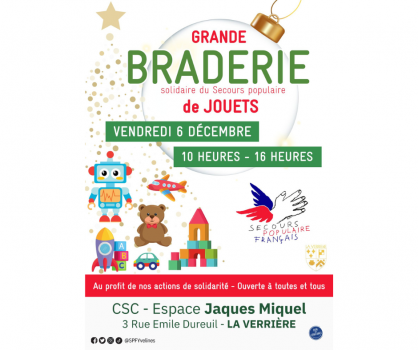 Grande Braderie de Jouets Solidaire 