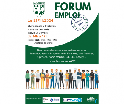  Forum Emploi à La Verrière 